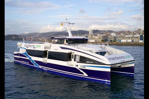 Mar De Ons operates to a variety of destinations around the Bays of Vigo and Pontevedra